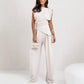 💕Was soll ich morgen anziehen?💕-Elegantes, einfarbiges zweiteiliges Set für Damen