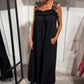 Was soll ich morgen anziehen?💕Lässiges ärmelloses Damen-Maxikleid mit Taschen