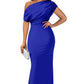Was soll ich morgen anziehen?💕Women's Elegant Solid Color Strapless Slim Long Dresses