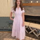Was soll ich morgen anziehen?👗Women's Casual Summer Short-Sleeve V-Neck Long Dresses