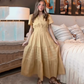 Was soll ich morgen anziehen?👗Women's Casual Summer Short-Sleeve V-Neck Long Dresses