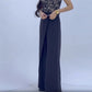 Was soll ich morgen anziehen?-Frauen Unregelmäßige hohe Taille Wide Leg Hose