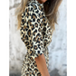 🐆Maxikleid mit V-Ausschnitt und Leopardenmuster👗