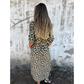 🐆Maxikleid mit V-Ausschnitt und Leopardenmuster👗