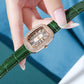 💕Frauen Platz Luxus Kristall Strass Diamant Uhren