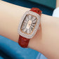 💕Frauen Platz Luxus Kristall Strass Diamant Uhren