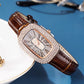 💕Frauen Platz Luxus Kristall Strass Diamant Uhren
