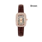 💕Frauen Platz Luxus Kristall Strass Diamant Uhren