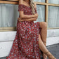 🔥Elegantes, schulterfreies Kleid mit Blumenmuster für Damen🔥