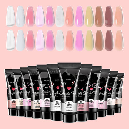 💕Farbe Nagelverlängerung ge
