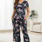 💐Wohlfühlen in Blumenpracht – Dein Alltag, Dein Stil. Damen-Print-Oberteil & Hose Nachtwäsche-Set