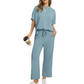 Lässiges Damen-Set Oberteil & Hose – Weicher Stoff, Bequemer Schnitt & Alltagstauglich