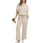 Lässiges Damen-Set Oberteil & Hose – Weicher Stoff, Bequemer Schnitt & Alltagstauglich