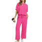 Lässiges Damen-Set Oberteil & Hose – Weicher Stoff, Bequemer Schnitt & Alltagstauglich