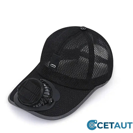 Baseballkappe mit Solarventilator – 360° drehbar, 16h Laufzeit, UPF50+ – ideal für Garten, Wandern & heiße Tage