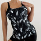 Zweiteiliges Damen-Tankini-Set mit Print
