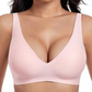 Leopard‑BH für Damen, bügelfrei｜3D‑Stützung, Memory‑Schaum, formend S‑5XL