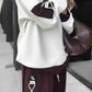 Was soll ich morgen anziehen?💕Color-Block Pullover Hoodie & Jogger Pants Set
