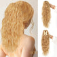 ⏳Begrenzte Zeit 50% Rabatt💥💖18 Zoll lockige, gewellte Frizz-Haarverlängerung mit Pferdeschwanz