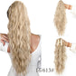 ⏳Begrenzte Zeit 50% Rabatt💥💖18 Zoll lockige, gewellte Frizz-Haarverlängerung mit Pferdeschwanz