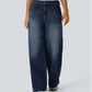 Was soll ich morgen anziehen?🌟Damenmode Wide Leg Jeans mit Taschen