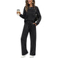 🔥 Letzter Tag: 50% Rabatt! ✨ Damen 2-teiliges Lounge-Set – Bequemes Rundhals-Top & Hose mit Kordelzug