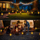 96 LED Solar-Gartenlampe – Feuerfackel-Design mit Bewegungssensor für Garten & Terrasse 🌞🏡