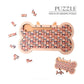 Katzenförmiges Holzpuzzle