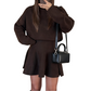 Elegantes A-Linien-Minikleid mit betonter Taille