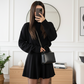 Elegantes A-Linien-Minikleid mit betonter Taille