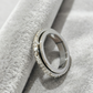 Drehbarer Ring, plattiert mit 18-karätigem Roségold und Sternenhimmelmuster