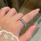 Drehbarer Ring, plattiert mit 18-karätigem Roségold und Sternenhimmelmuster