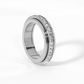 Drehbarer Ring, plattiert mit 18-karätigem Roségold und Sternenhimmelmuster