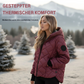 Stylische Damen-Winterjacke mit Reißverschluss