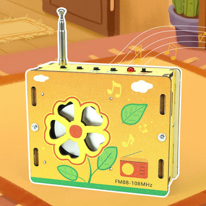 🔥Pädagogisches Kinderspielzeug – DIY Mini-Radio🎁
