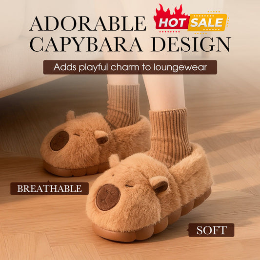💗Black-Friday-Mega-Angebot – 50 % Rabatt!💗Warm Indoor Non-Slip Capybara Slippers