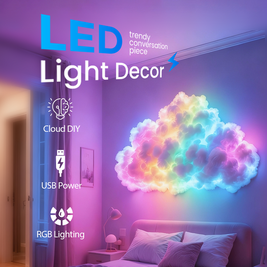 🖤Black-Friday-Mega-Angebot – 60 % Rabatt!🖤DIY-Gewitterwolken-LED-Lichtdekoration mit USB-Stromversorgung