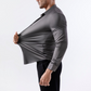 Herrenhemd aus hochelastischem, knitterfreiem Material
