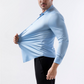 Herrenhemd aus hochelastischem, knitterfreiem Material