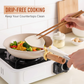 🥘  6-in-1 Silikon Topfgriff & Kochutensilienhalter – Hitzebeständig, Platzsparend & Leicht zu Reinigen 🎉