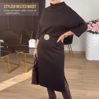 Damen-Midikleid mit Schlitz ✨ Bequem & Stylisch