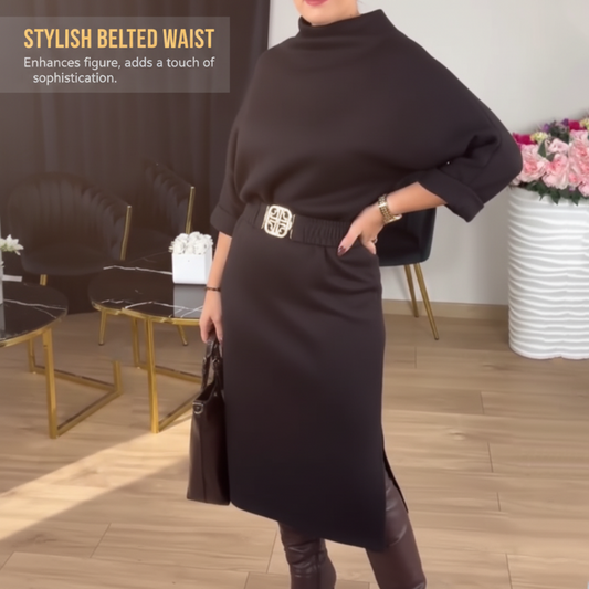 Damen-Midikleid mit Schlitz ✨ Bequem & Stylisch