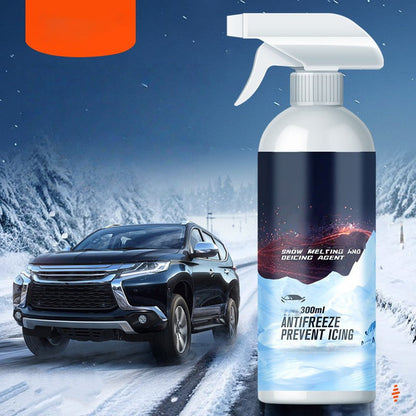 Spray dégivrant puissant pour pare-brise de voiture