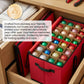 Boîte de rangement pliable pour décorations de Noël