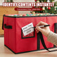 Boîte de rangement pliable pour décorations de Noël