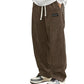 Men's Loose-Fit Drawstring Pants with Pockets
