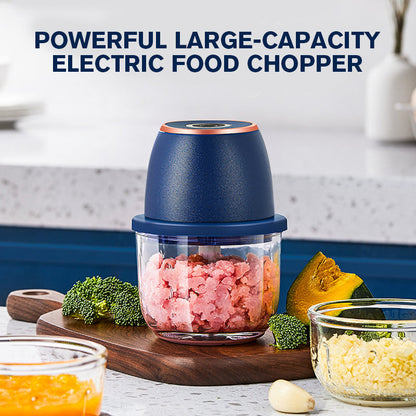 ⚡️🌿 Hachoir électrique puissant et grande capacité – Rapide, efficace et polyvalent ! Idéal pour une alimentation saine et une cuisine durable. 💪🥦 