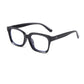 Retro-Quadratbrille mit Blaulichtfilter