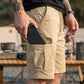 RABATT! Leichte Cargoshorts – Atmungsaktives Material, knielang. Sichere Taschen für Handy und Schlüssel. Bequem den ganzen Tag. ✅☀️