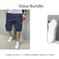 RABATT! Leichte Cargoshorts – Atmungsaktives Material, knielang. Sichere Taschen für Handy und Schlüssel. Bequem den ganzen Tag. ✅☀️